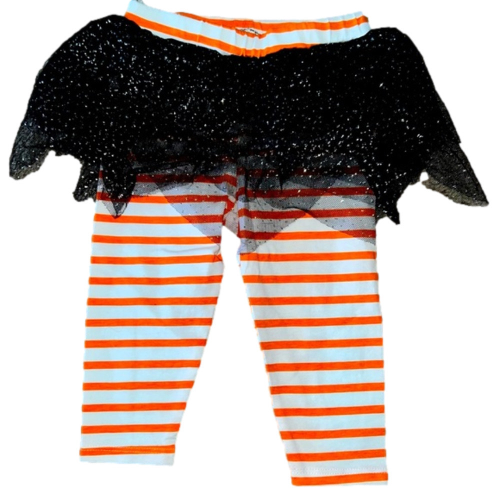 Koala kids infant Halloween leggings with sparkly, attached tutu. Like New!